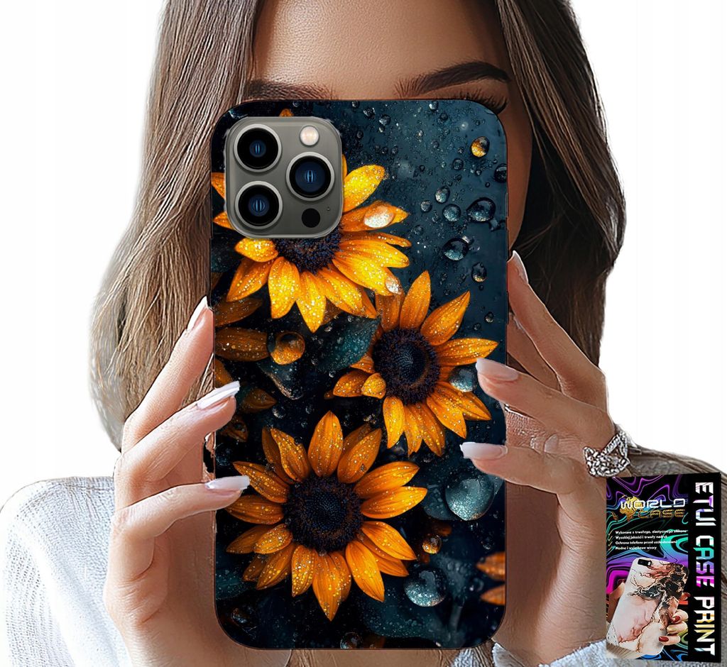 Hülle Für Iphone 13 Pro Max - Sonnenblumen, Sonnenblume, Blumenmuster