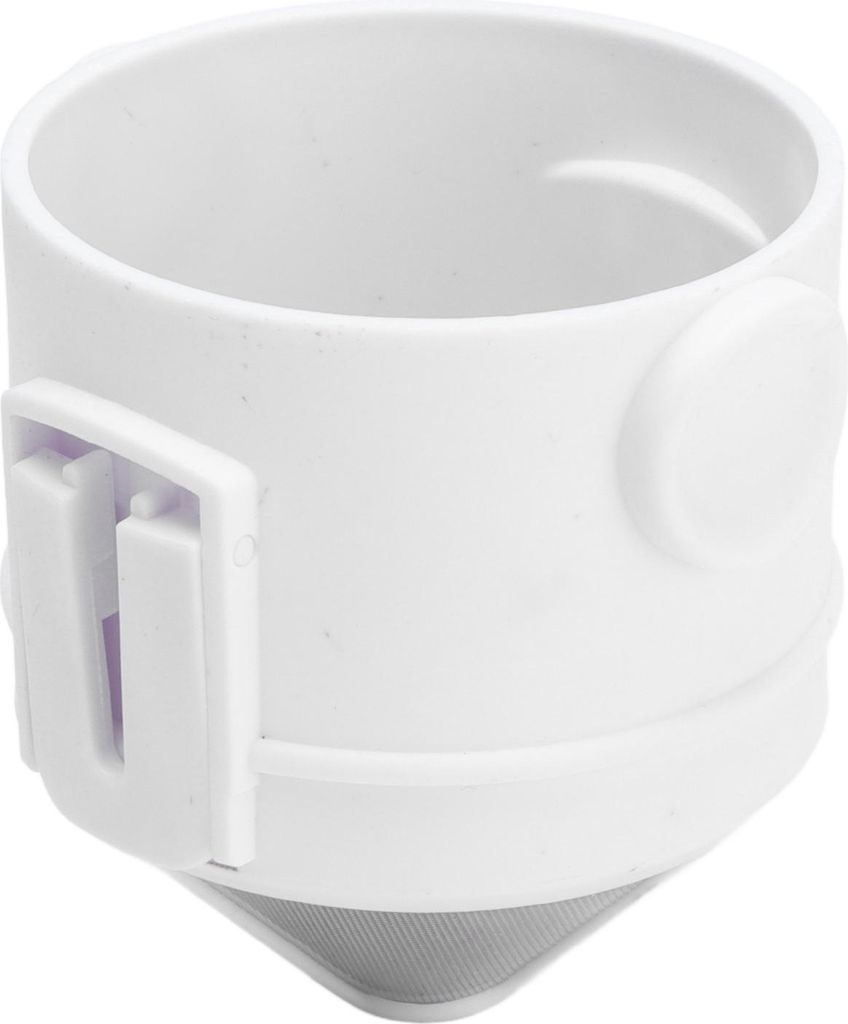 Haus faltbare tragbare Kaffeefilter Edelstahl Hand Kaffeefilter Tasse Ultra Fine Drip Tool weiß