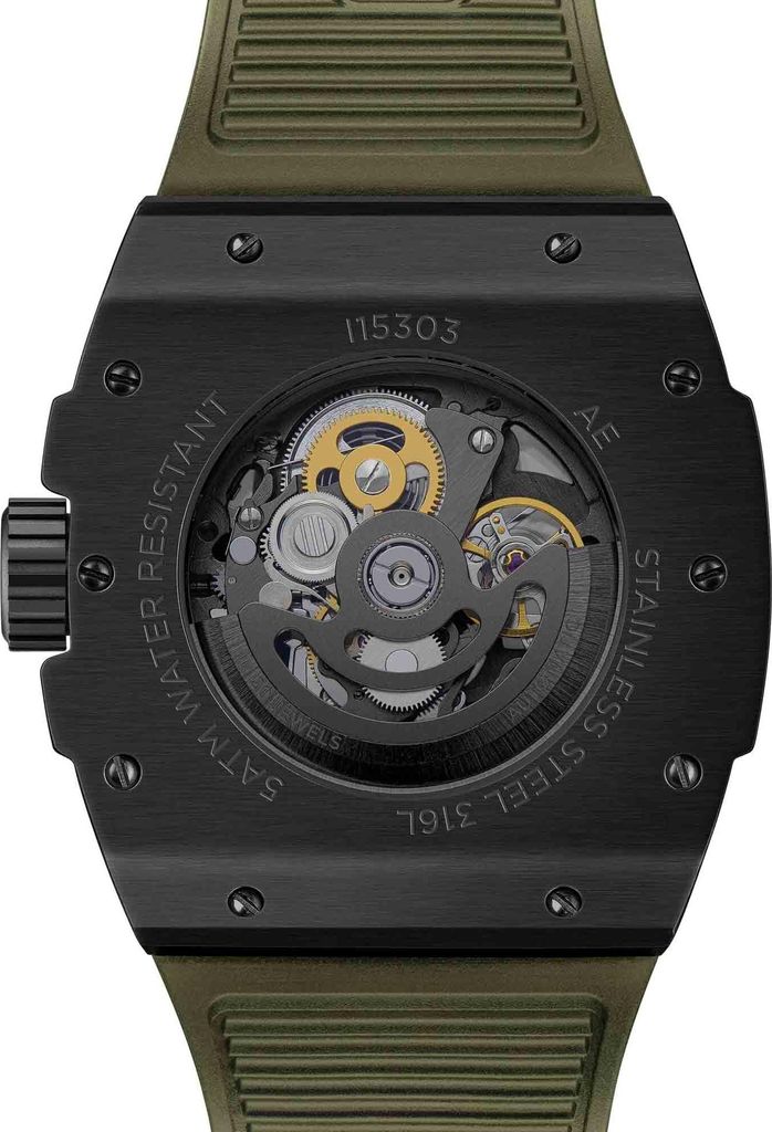 INGERSOLL Herrenuhr Automatikuhr grün / schwarz onesize Herren 45,2 mm I15302, I15303