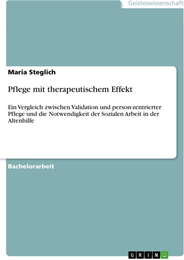Pflege mit therapeutischem Effekt
