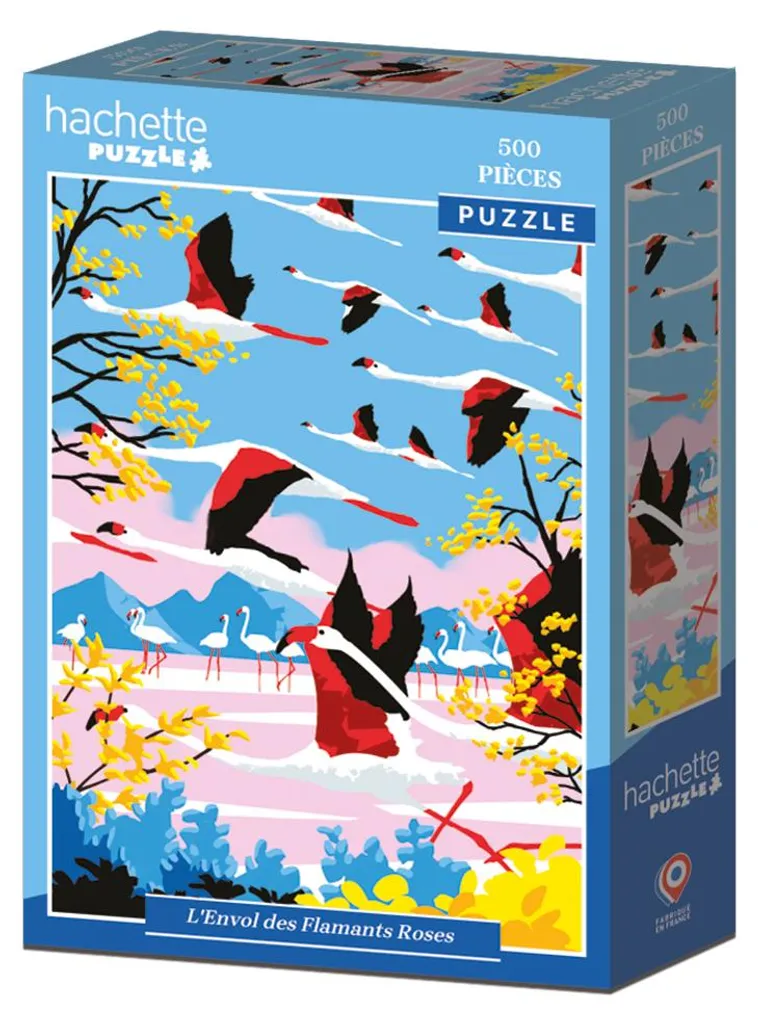 Puzzle 500 pièces Hachette anti-pièces manquantes découpe précise