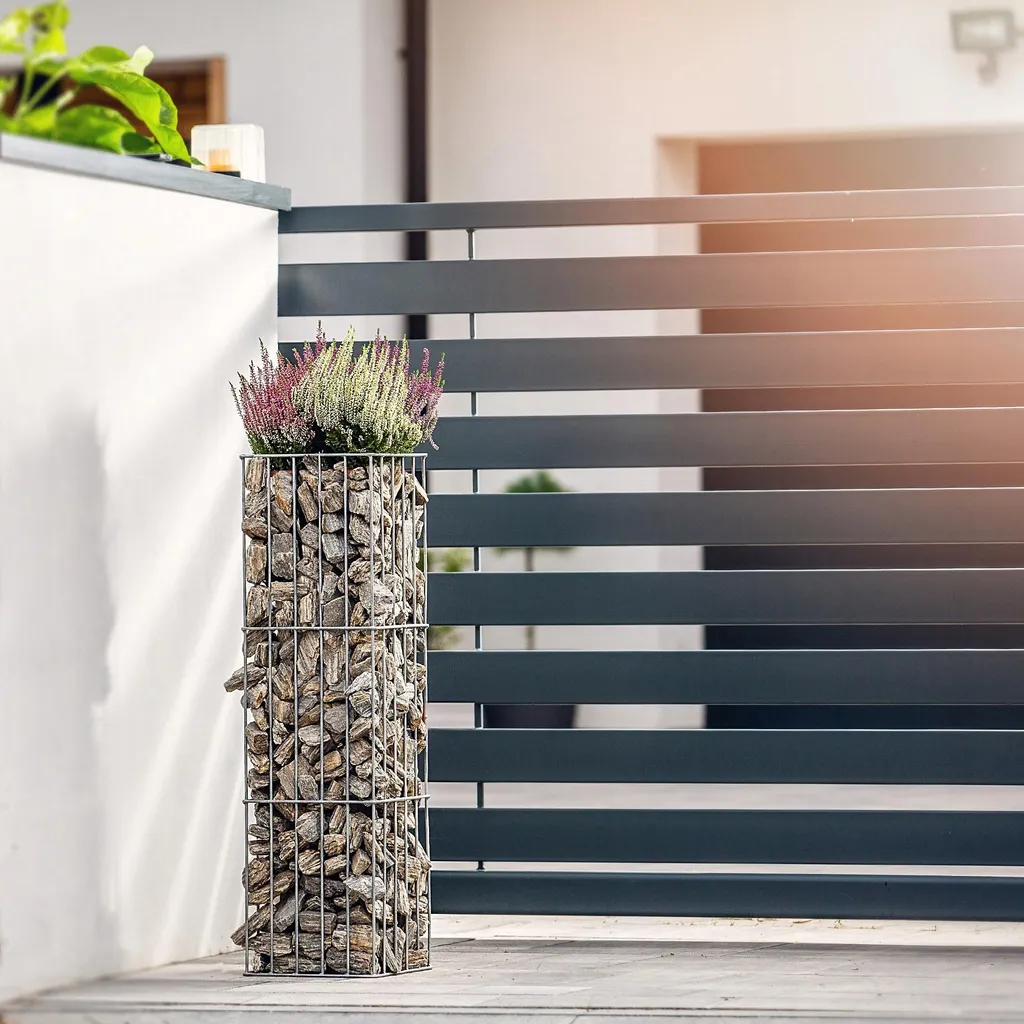 Pergola jardin acier robuste noir - Solution ombrage montage rapide - 2