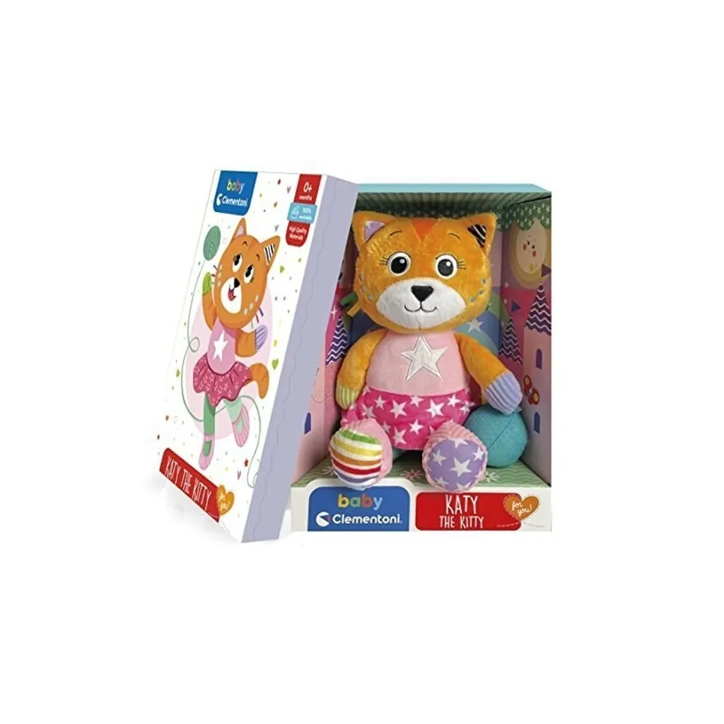 Peluche chat Clementoni Katy 0 mois avec boîte de jeu interactive - 2