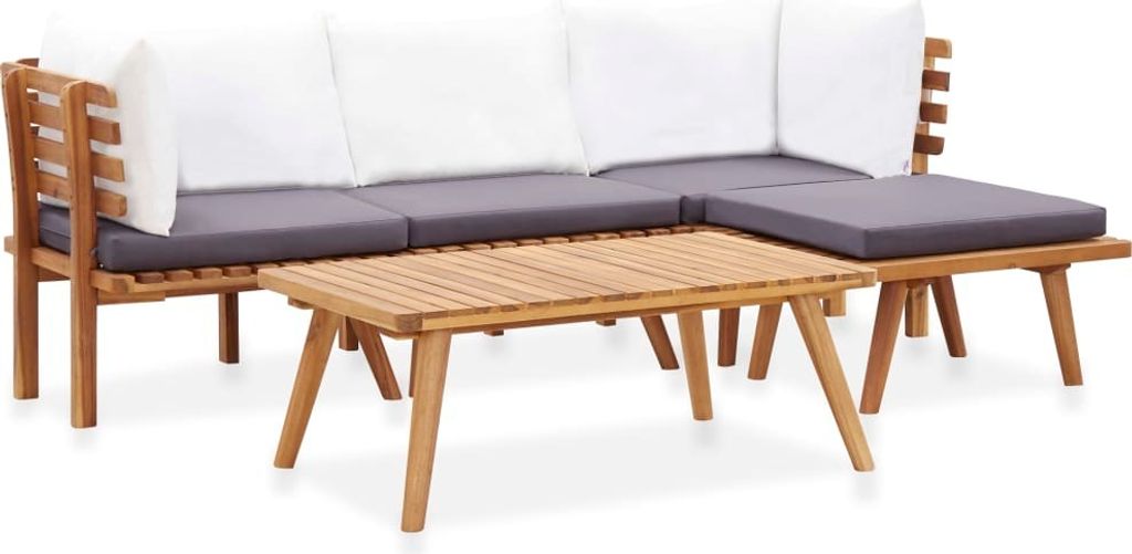 "2026 Promotion" 5-tlg. Garten-Lounge-Set - Sitzgruppe - Massivholz Akazie - Gartenmöbelset CC26526
