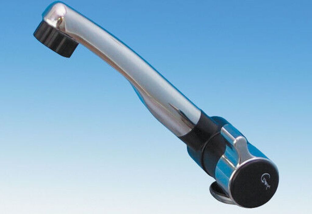 Camping Automatikwasserhahn London Wasserhahn Chrom Schwarz Mikroschalter 12V