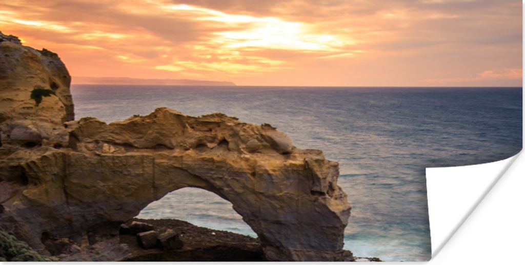 MuchoWow Poster Great Ocean Road Australien 160x80 cm - Foto Poster