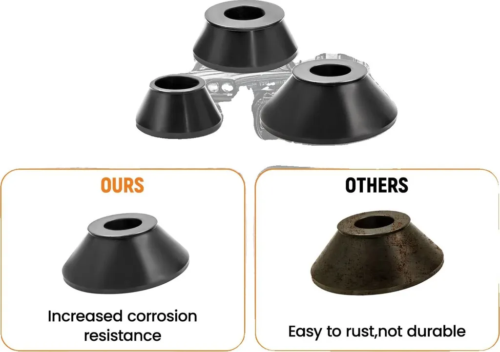 Kit cônes de centrage pour équilibreuse de roues 40mm acier durable