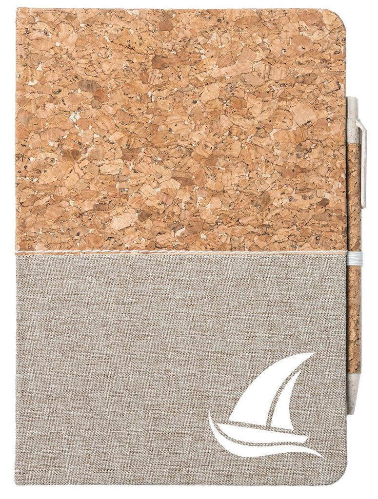 Huuraa Notizbuch A5 Segeln Segelboot 80 Blatt inkl. Kugelschreiber Tagebuch Geschenkidee