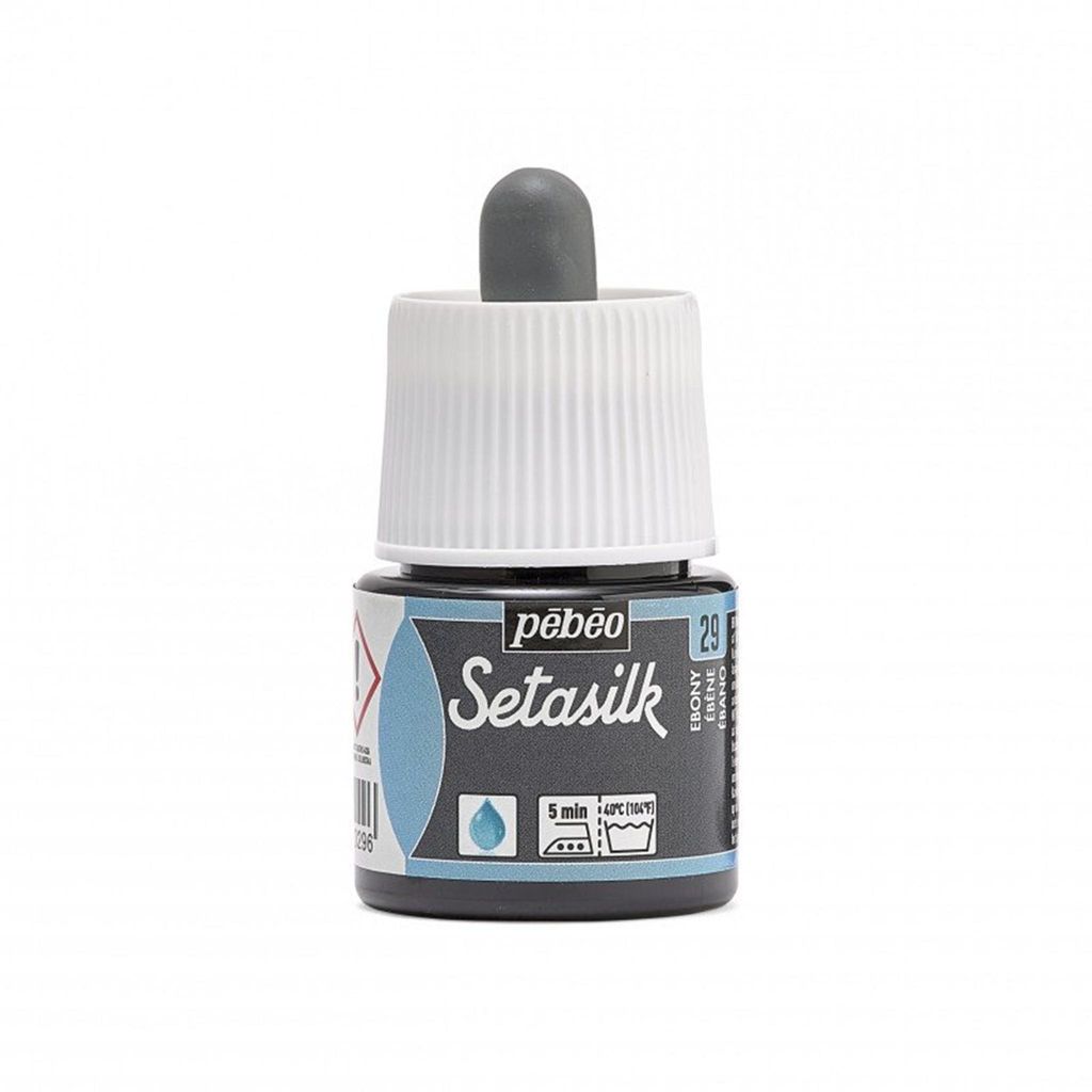 Pebeo Setasilk, 45 ml, 29 Ebenholz