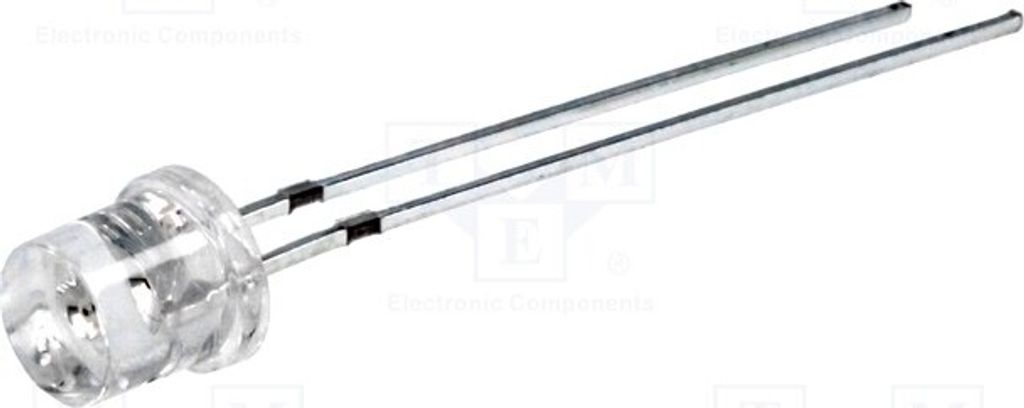 5x LED orange 140° 20mA 5mm 330÷450mcd OSO5JA57E1A LED Dioden THT 5mm 1,8÷2,6V