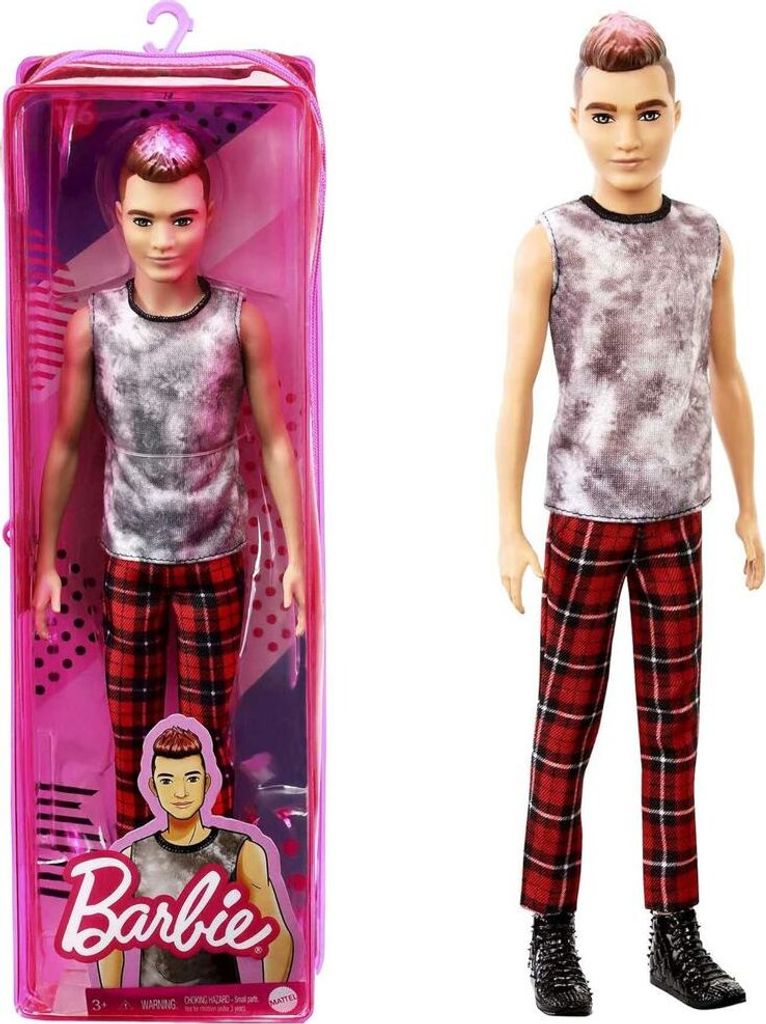 Mattel DWK44, GVY29 - Barbie Ken Fashionistas-Puppe - Punker