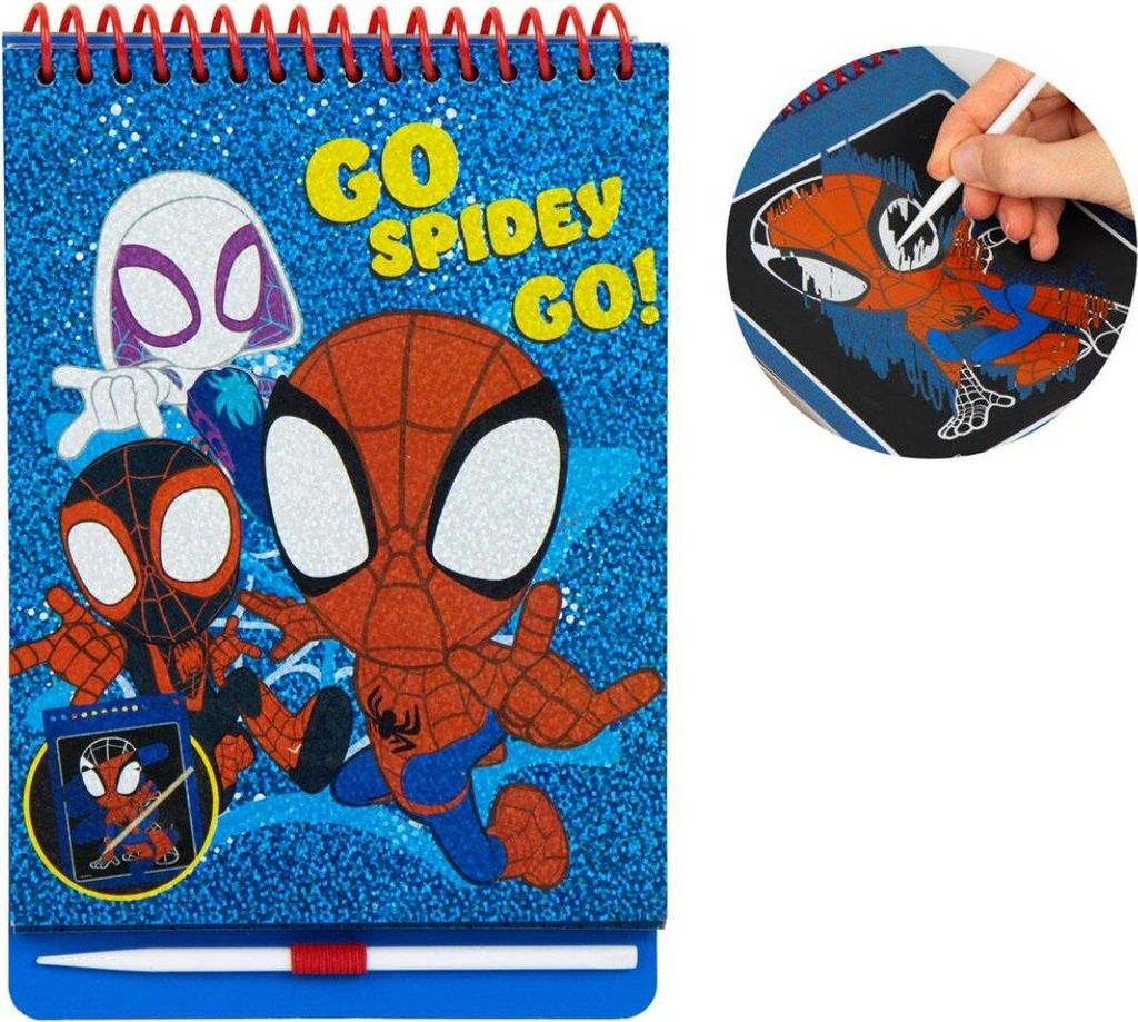 Marvel Spidey Erstaunliche Freunde Kratzer Briefpapier Set