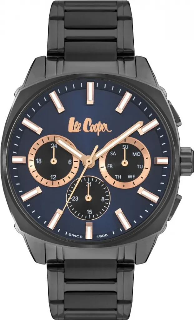 Lee Cooper LC07925.090 Orologio Uomo Blu Navy: Eleganza Britannica