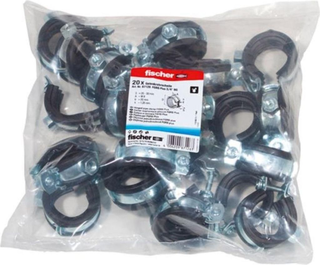 Fischer Gelenkrohrschelle FGRS Plus 3/4" B (20), 087126