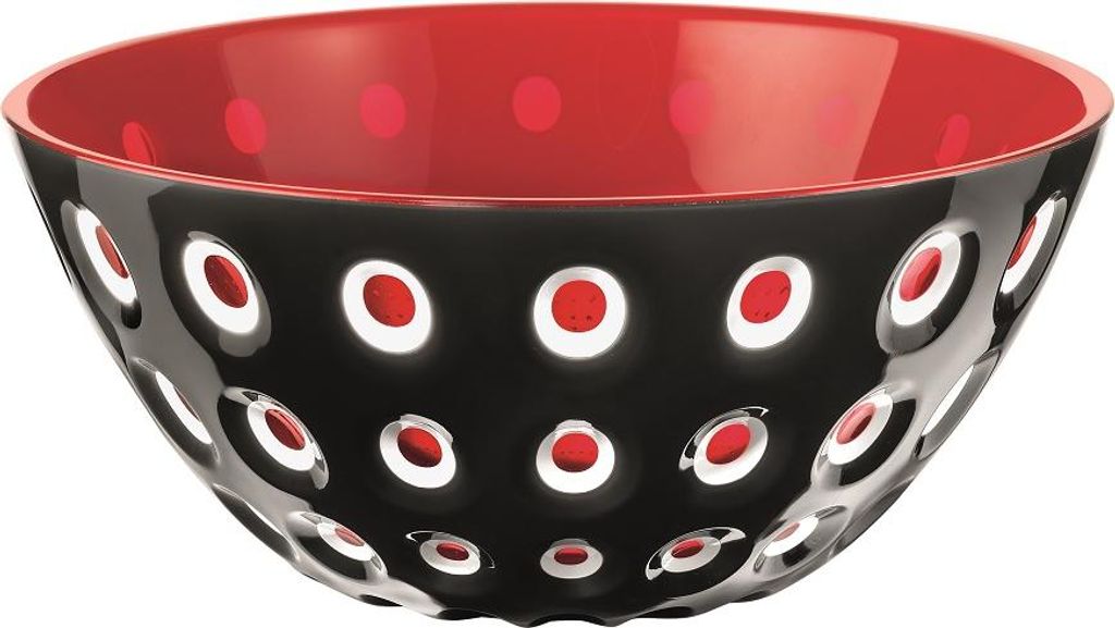 Guzzini Schale schwarzrot 20 cm