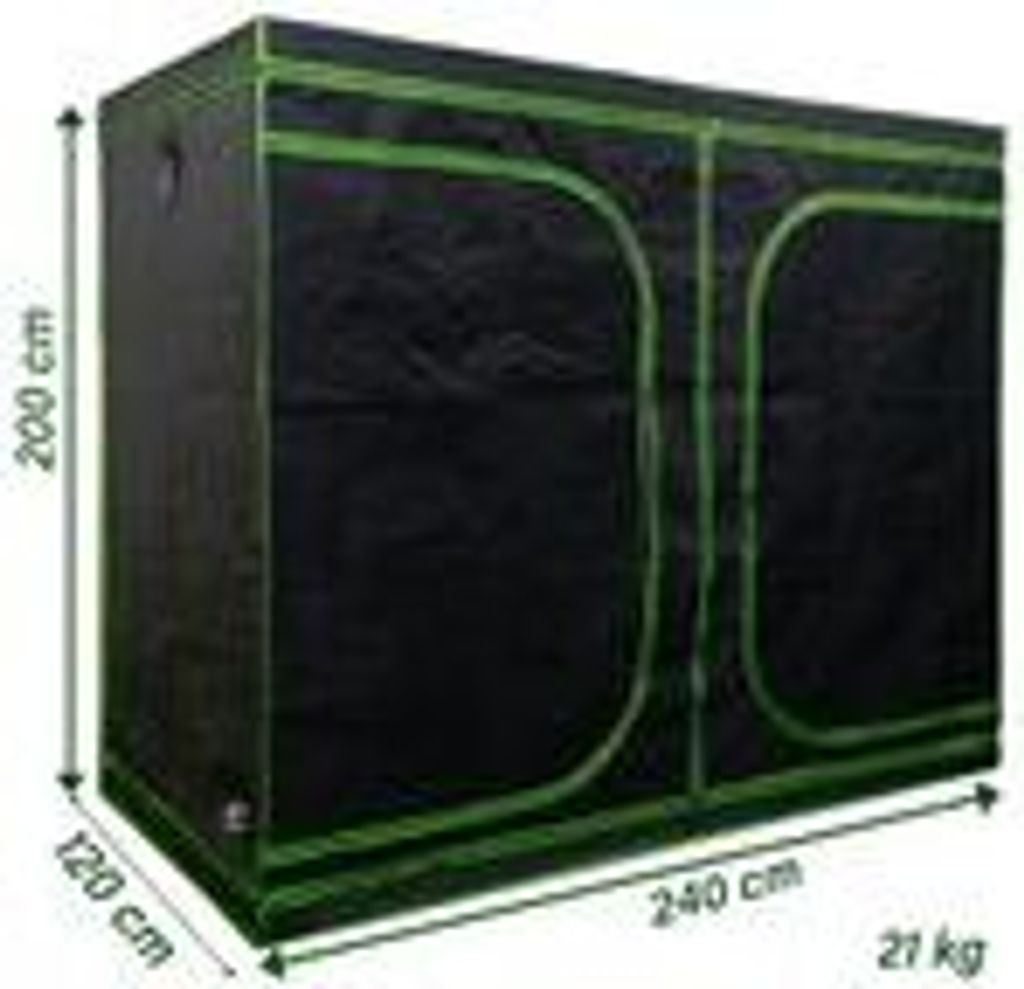 Grow Zelt für Pflanzen Zuchtzelt Gewächshaus Box Garten Produktbild 3