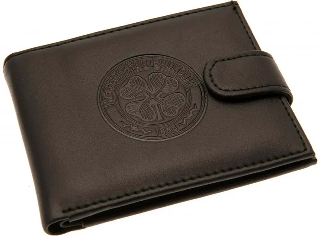 Celtic FC Portafoglio in Pelle Nera Taglia Unica TA1950 RFID