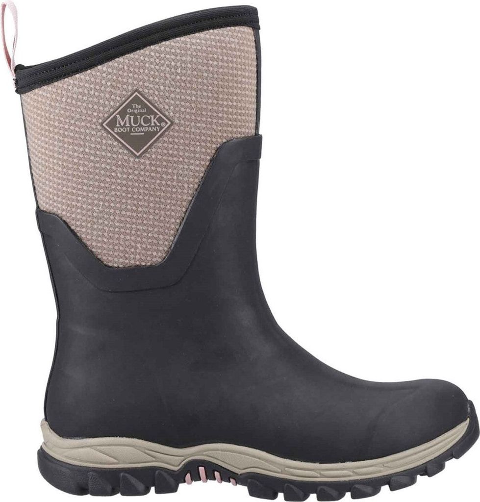 Muck Boot Arctic Sport II Mid - Damen - Schwarz/Tweed - Winterstiefel