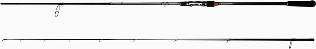 A fishing rod is shown against a white background.