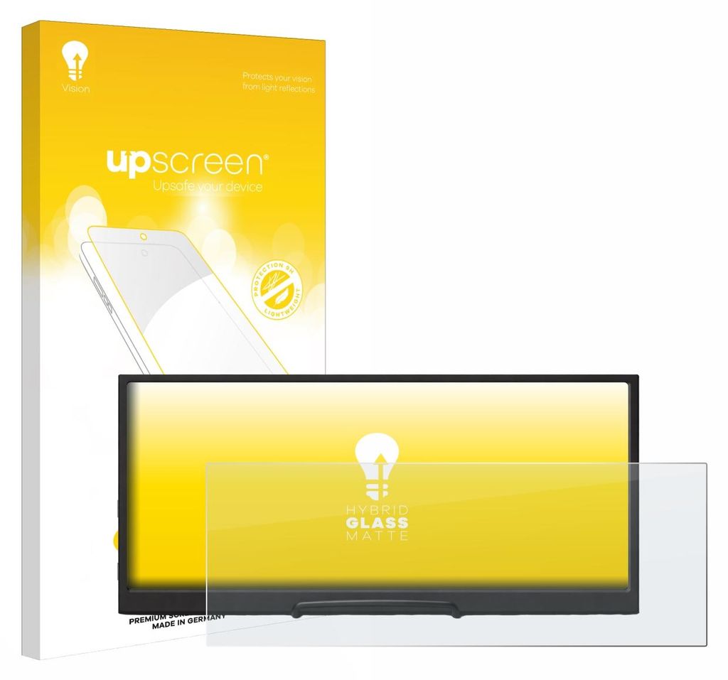 upscreen Entspiegelungs Schutzglas für Prechen HD-123 12,3" Schutzfolie Panzer Folie Glas Display Schutz matt