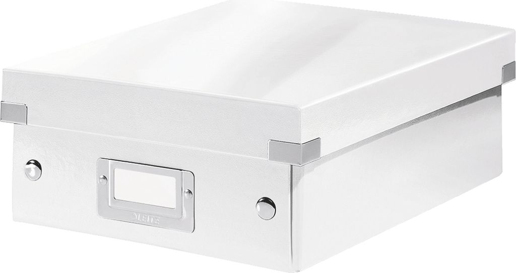 LEITZ Archivbox A5 Wow weiß Organisationsbox Click und Produktbild 