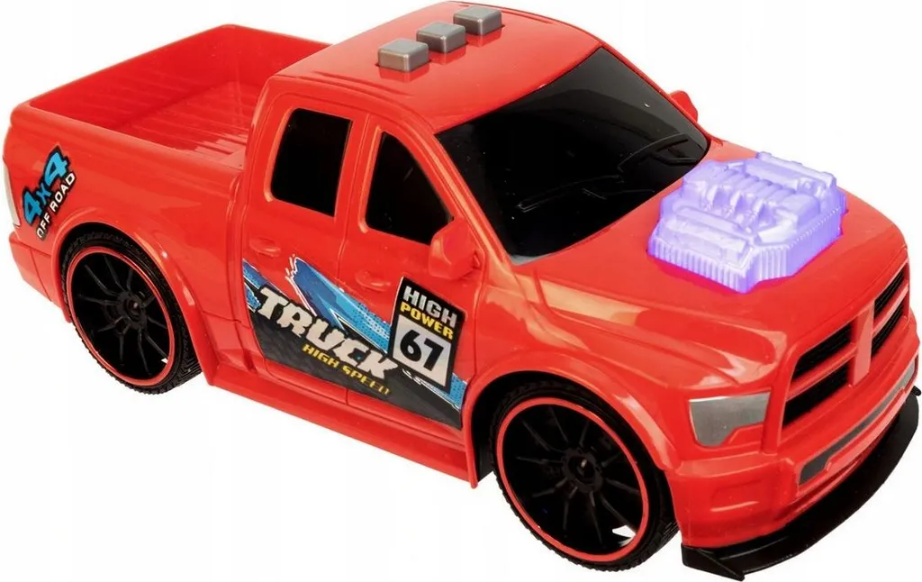 Voiture 3D B/O Modèle 7406 Auto de 28x16x12 cm à Effets Lumineux