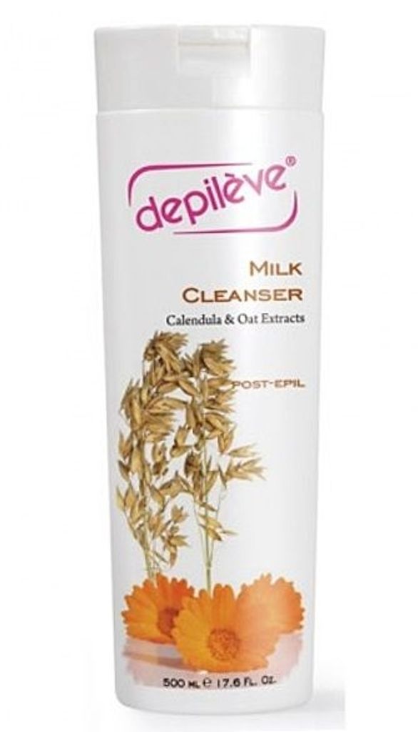 Depileve Milk Cleanser, wasserlösliches Reinigungsmilch, nach der Haarentfernung, entfernt Wachsrück