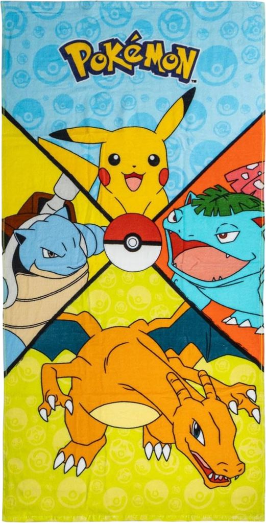 Strandbadetuch Pokémon Bunt 70 x 140 cm Produktbild 2