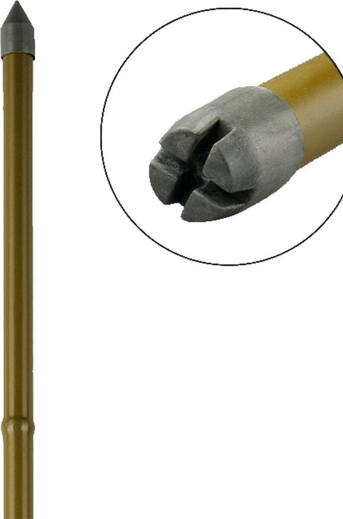 Tuteur Garden TY 11/1500 mm, acier/plastique, marron, de Image du produit 