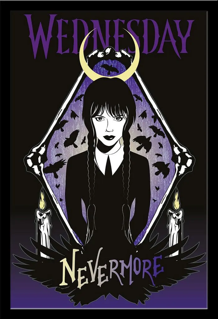 Offerta Mercoledì Poster Ravens + Cornice Shinsuke Nera | Spedizione