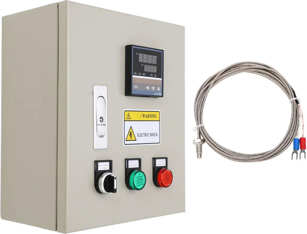 Régulateur de température PID triphasé 7,5 kW 32A avec thermocouple K