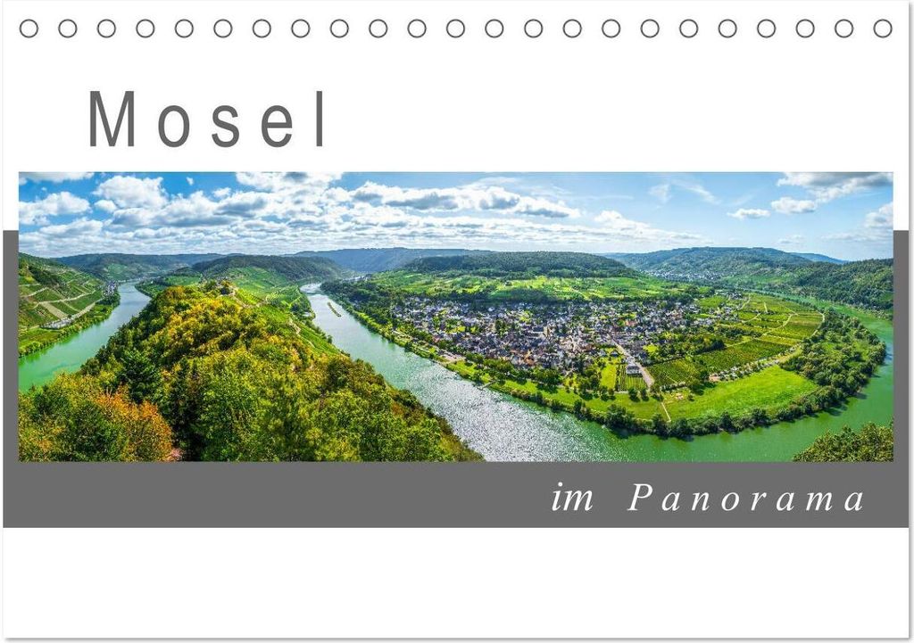 Mosel im Panorama (Tischkalender 2026 DIN A5 quer), CALVENDO Monatskalender