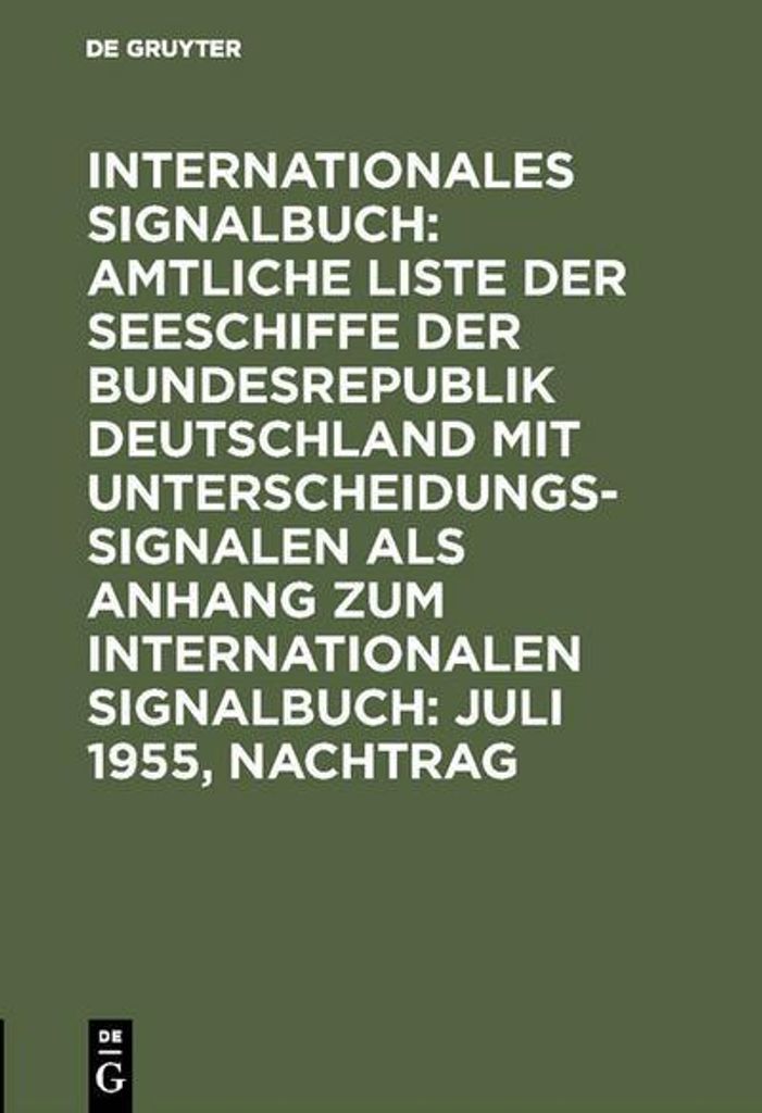 Juli 1955, Nachtrag