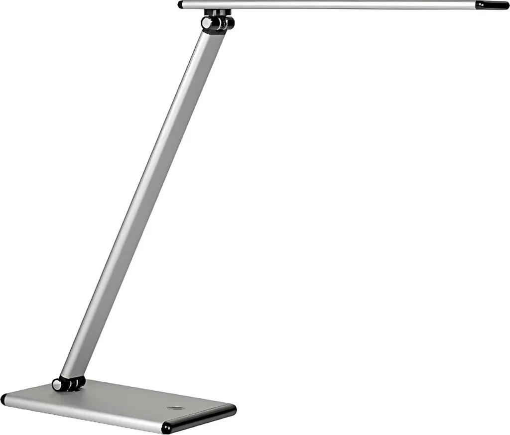Lampe LED design Unilux TERRA gris métal basse consommation d'énergie