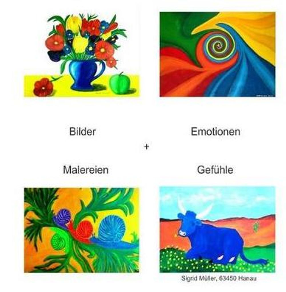 Bilder und Malerei Emotionen und Gefühle