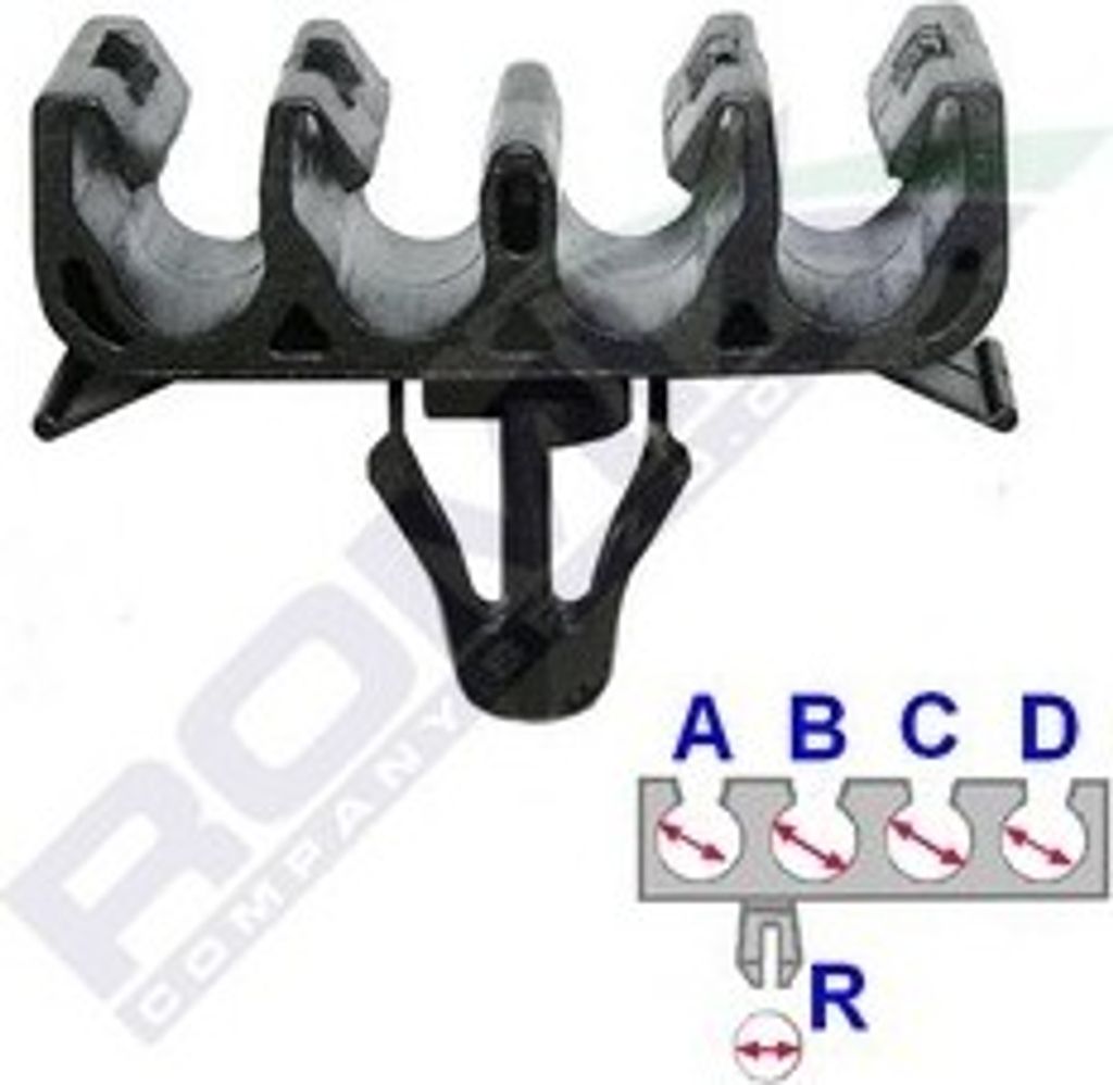 ROMIX Clip C60557 6.5 (х4)mm