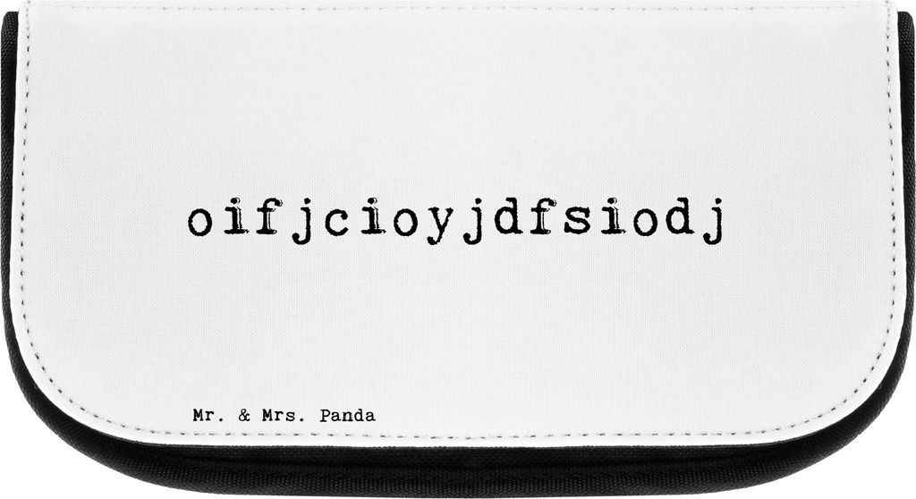 Mr. & Mrs. Panda Kulturbeutel Bär Vermissen - Weiß - Geschenk, Schminktasche, Verreist, Freundin, Make-up Organizer, kosmetik, Reise, Unglücklic...