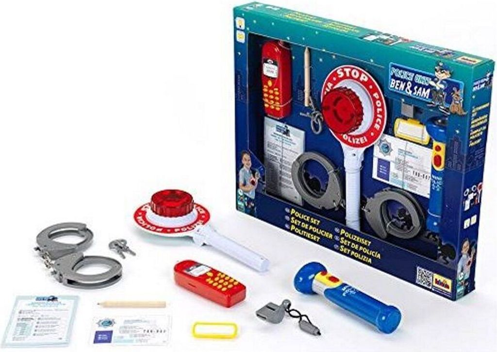 policajná súprava 9 kusov 25 cm Obrázok produktu 10