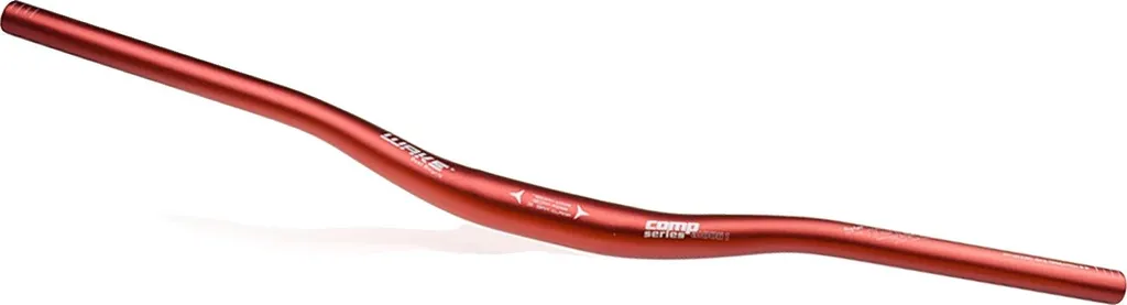 Cintre de VTT relevé rouge en alu, guidon ergonomique pour vélo de sport