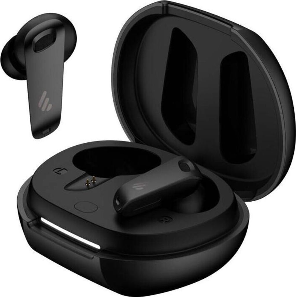 Edifier Kopfhörer, kabellos, In-Ear – Tasten, für Smartphone, Mikrofon am Headset, Verbindung über Bluetooth 5.4, schwarz, USB-C, ANC, IP54