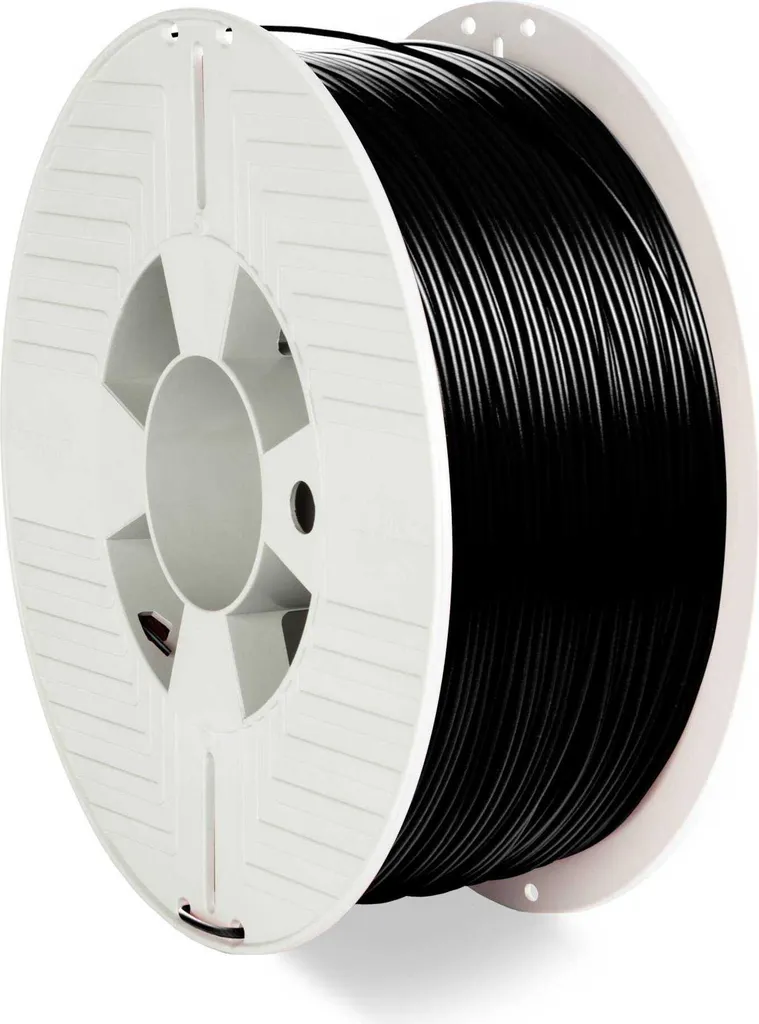 Verbatim PLA 3D 1kg Nero RAL 9017 - Filamento ad Alta Precisione 335m