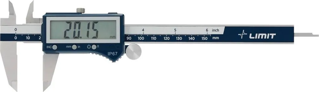 Pied à coulisse étanche IP67 Limit 150 mm avec transfert Bluetooth Direct
