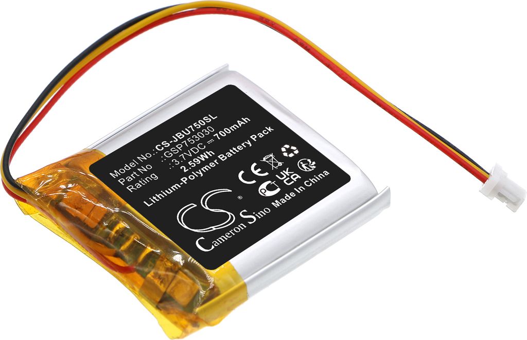 New 700mAh GSP753030 Battery For JBL Everest Elite 300 E45 E45BT E55BT DUET BT,TUNE 750BTNC,LIVE - View #6