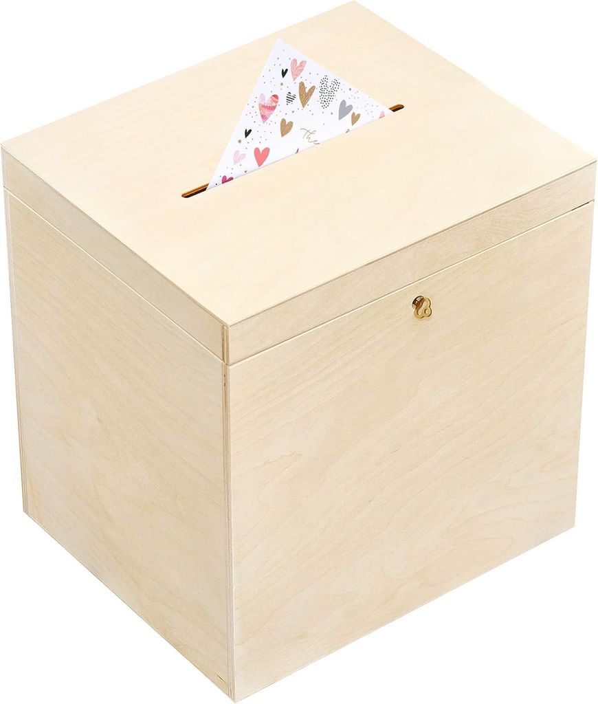 Creative Deco Pudełko na Koperty Ślubne | 29 x 25 x 30 cm | Zdjęcie produktu 