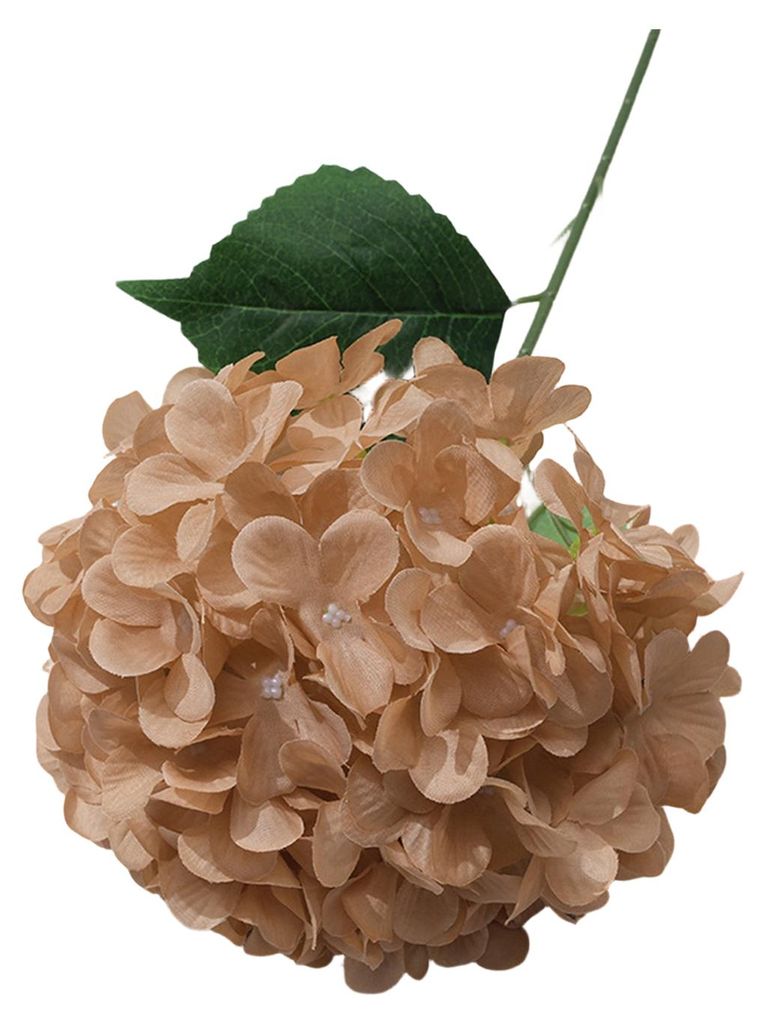 Künstliche Hortensienblüte mit realistischer Haptik, 70 cm (27,5 Zoll), voluminös, aus Seide gefertigt, ideal für DIY-Brautsträuße und als Ti...