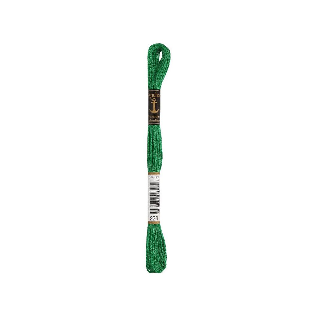Anchor Sticktwist 4635000-00228 filo da ricamo verde, 100 % Immagine del prodotto 