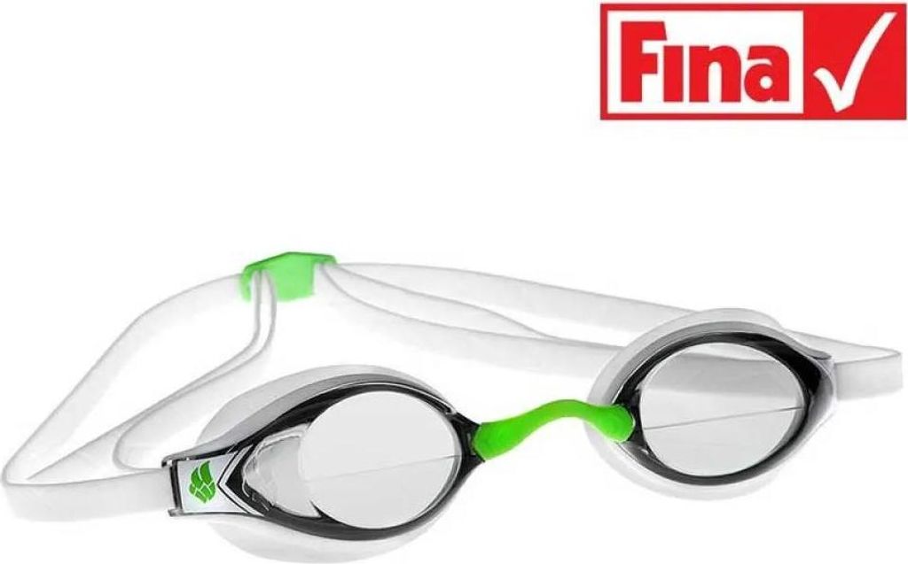 Madwave Record Breaker Schwimmbrille Weiß Herren,Damen Weiß One Size
