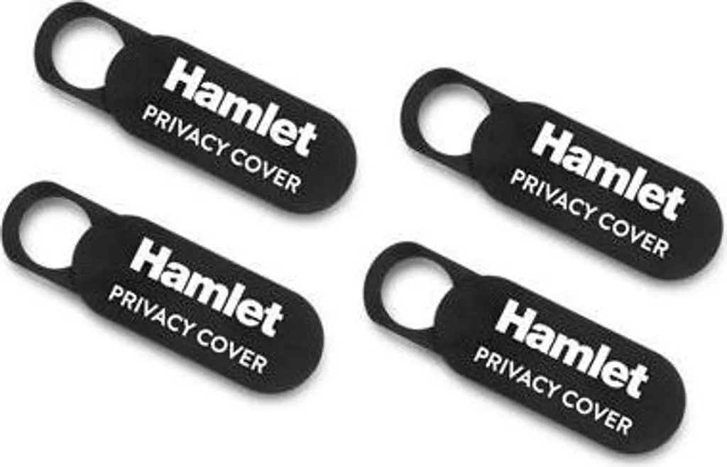 Copri Webcam Hamlet HWCAMCV4 Nero - Privacy Slider per Notebook e PC