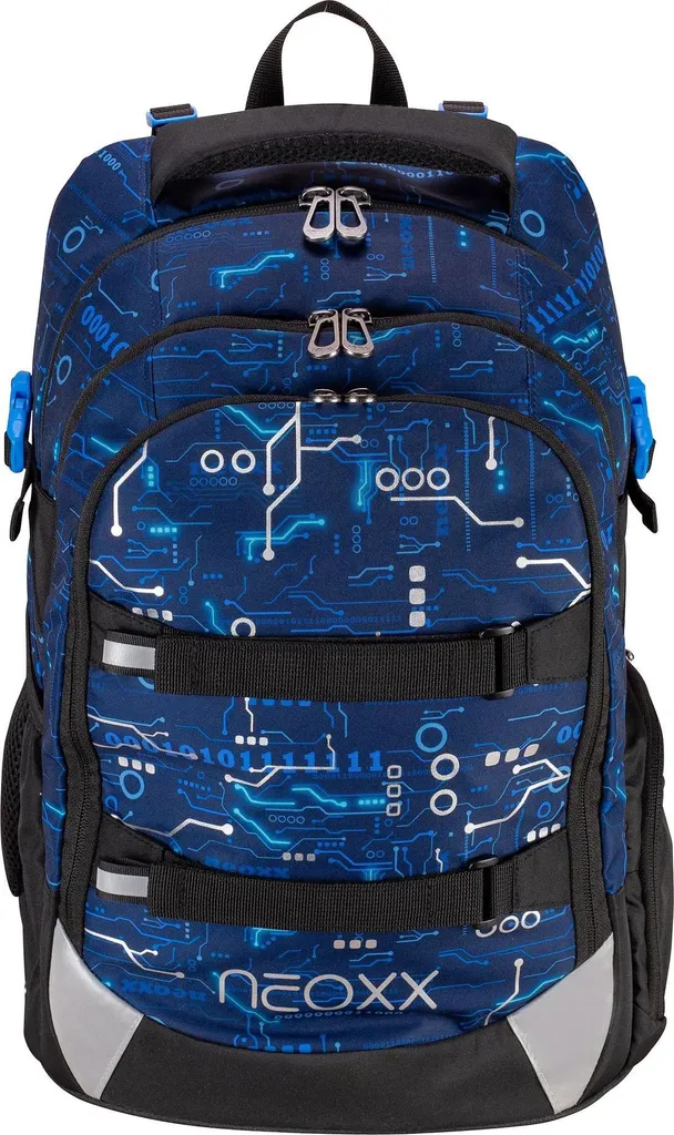 Neoxx Active Pro Blu Scuro: Lo Zaino Sostenibile per la Scuola