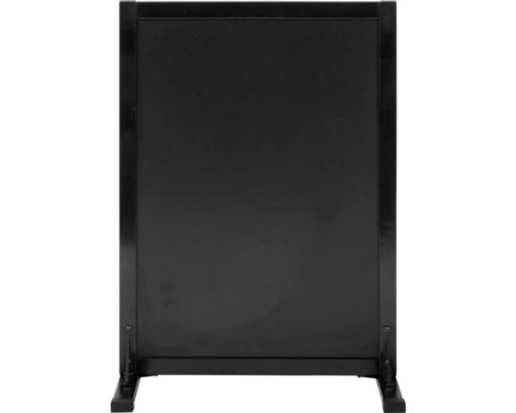 schwarz securit schwarzes Brett mit Ständer 78 x 56 x 40 cm